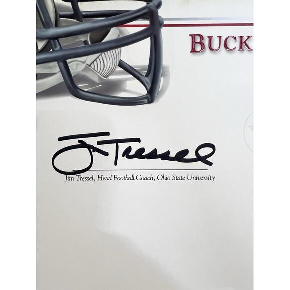 Archie Griffin Buckeye Football Ohio State Lithographed Signed M Hunt BR2428 - Picture 3 of 7
